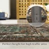 Vintage Area Rugs for Living Room, Oriental Medallion Rugs for Bedroom, Non-Slip Stain Resistant Soft Throw Rug Carpet - 4 of 4