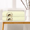 Unique Bargains 100% Cotton Highly Absorbent Quick Dry Bath Towels 2 Pack - 3 of 4