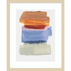 Amanti Art Abstract Brush Strokes 49 by Mareike Bohmer Wood Framed Wall Art Print - 1 of 4