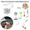 Wikineon 188Pcs Fishing Accessory Kit Portable Fishing Set Including Jig Hooks Sinker Weights Spoon Lure Removable Split Shot With Tackle Box - 3 of 4