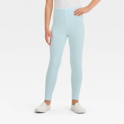 Girls' Leggings - Cat & Jack™ Light Blue XS Slim