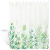 LunaLulinlk Green Eucalyptus Fabric Shower Curtain - 4 of 4