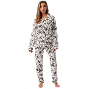 Just Love Womens Cozy Flannel Pajama Set  Warm, Long Sleeve Winter Sleepwear - 1 of 3