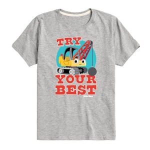 Boys' - Little Tikes - Demolition Truck Try Your Best Short Sleeve Graphic T-Shirt - 1 of 3