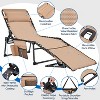 Yaheetech Folding Tanning Chair with Face Hole and 5 Adjustable Positions - 4 of 4