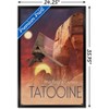 Trends International Star Wars: Tatooine - Visit Tatooine by Russell Walks 23 Framed Wall Poster Prints - 3 of 4