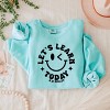 Simply Sage Market S.W.Smiley Let's Learn Today Circle Lightweight Garment Dyed Sweatshirt - 3 of 4