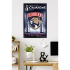 Trends International NHL Florida Panthers - 2025 Stanley Cup Team Logo Framed Wall Poster Prints - 2 of 4