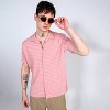 Campus Sutra Men Men's Blush Pink Ruched Shirt - 2 of 4