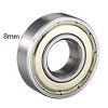 Unique Bargains 6001ZZ Ball Bearings Double Shield High Carbon Steel Z1 2 Pcs 0.47" x 1.10" x 0.31" - 3 of 4