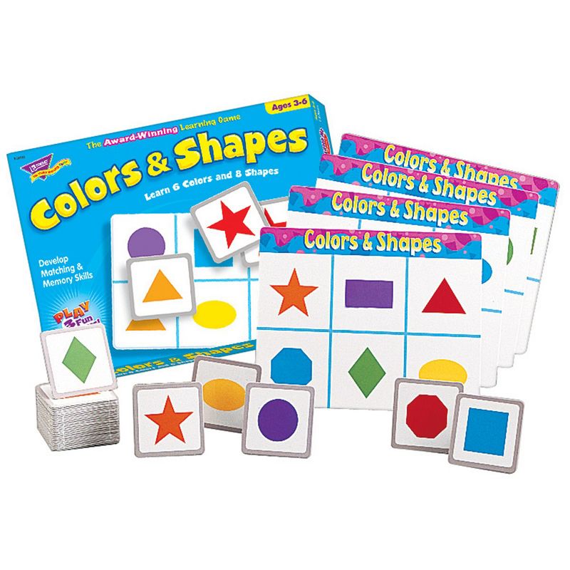 Trend Enterprises Match Me Games Set of 2 - Alphabet & Color and Shapes, 3 of 4