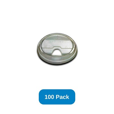 World Centric Strawless Sip Lid Fits 10-24 oz Cold Cup - Pack of 100