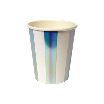 Meri Meri Holographic Stripe Cups