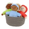 Colonial Mills Peek-A-Boo Basket and Lid - Grey - 3 of 4