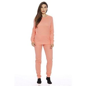 Just Love Women's Thermal Underwear Pajamas Set - 1 of 4