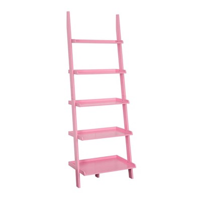 72.25" American Heritage Bookshelf Ladder Light Pink - Breighton Home