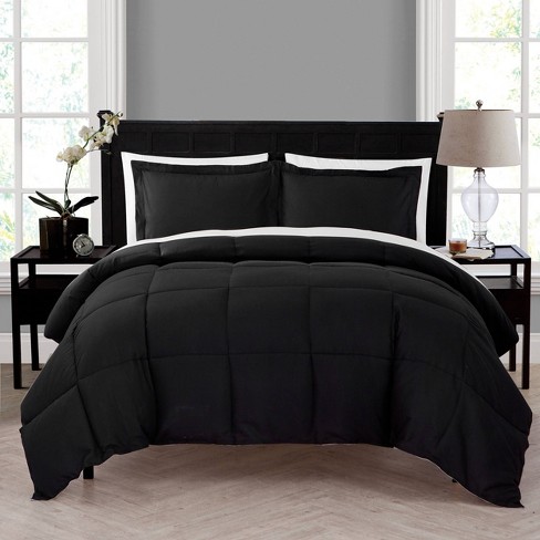 7pc Full Lincoln Down Alternative Reversible Bed In A Bag Comforter Set ...