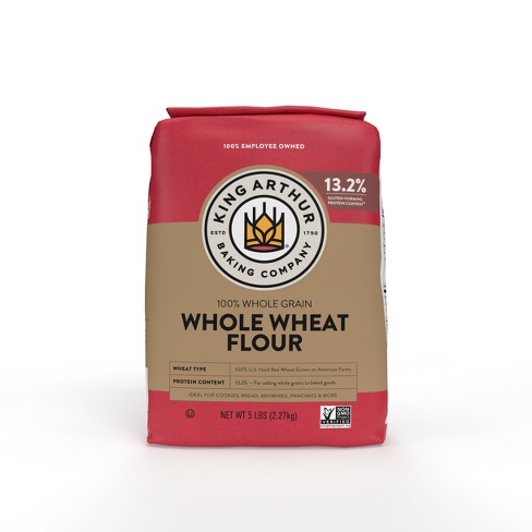 King Arthur Flour Whole Wheat Flour - 5lbs - image 1 of 4