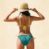 Women's Stylish Ruched Bikini Set with Vibrant Contrast Trims - Cupshe - 4 of 4