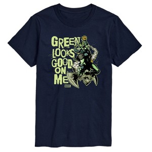 Men's - Marvel - Spider-man St. Patrick's Day Green Looks Good On Me Short Sleeve Graphic T-Shirt - 1 of 4