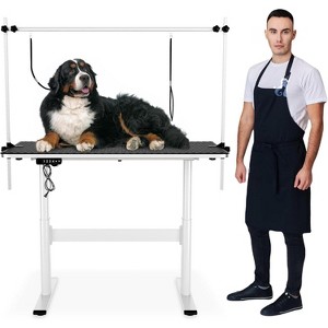 46 Inch Dog Grooming Table, Professional Heavy Duty Pet Grooming Table for Dogs at Home with Anti-Slip Tabletop and Overhead Arm - 1 of 4