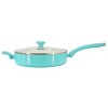 Gibson Rexford 5 Quart Ceramic Nonstick Aluminum Saute Pan with Lid - 2 of 4