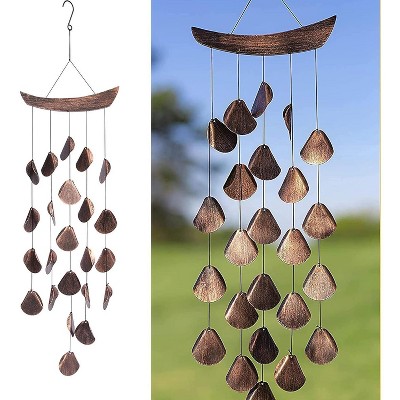 Rustic Charcoal Iron Harmonic Wind Chimes for Outdoor Decor