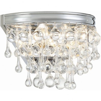 Crystorama Lighting Calypso 2 - Light Sconce in  Polished Chrome