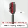 Wikineon Self Cleaning Hair Brush For Women One-key Cleaning Hair Loss Airbag Massage Scalp Comb Anti-Static Hairbrush - 3 of 4
