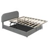 Teddy Fleece Full? Size Upholstered Platform Bed with Hydraulic Storage System - 3 of 4