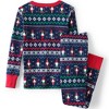 Lands' End Kids Pattern Snug Fit Pajama Set - 2 of 3