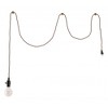 Zuo Modern Molly Ceiling Lamp, 121.9" H Black Electroplated Steel Modern Lighting - 4 of 4