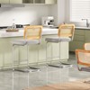 FURNIinspire Dining Chair, Counter Height Bar Stools Set of 2, Bar Chairs and Stools, Armless, Ideal for Kitchen Islands, Gray, 18.9"*17.7"*37.4" - 3 of 4