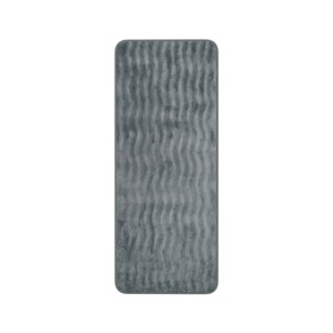 Hastings Home Memory Foam Bathmat With Nonslip Backing - 59" x 24", Platinum - 1 of 4