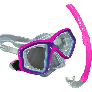 Hawaii Divers Jelly Fish Snorkel Combo - Pink/Purple(ages 4+) - 1 of 3