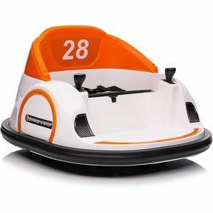 12V Kids Ride-On Bumper Car, Electric Toddler Vehicle with Remote Control, Battery Display, 360° Spin, LED Lights, MP3 & USB - 1 of 4