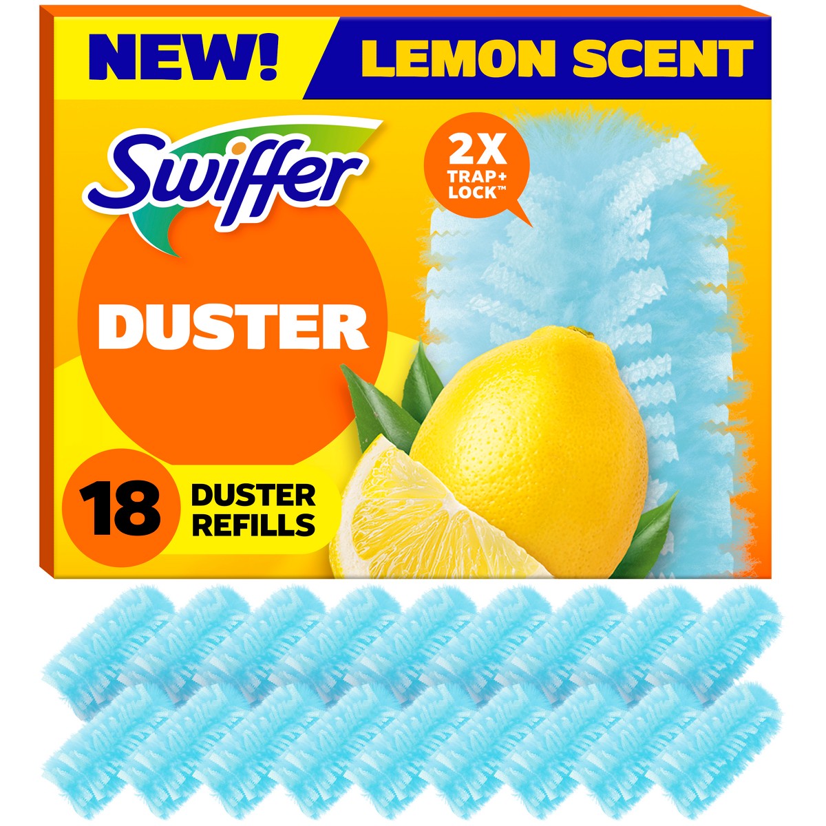 Swiffer Duster Refills — Lemon Scent 18 ct product package
