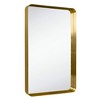 TEHOME Arthers Rectangular Stainless Steel Framed Pivoting Wall Mounted Bathroom Vanity Mirror - 2 of 4