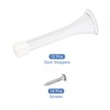 Unique Bargains Spring Steel Thickened Rubber Head Anti-Rust Plating Flexible Door Stop 12 Pcs - 3 of 4