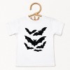 Halloween Bats Distressed - Youth Short Sleeve Graphic T-Shirt and Toddler Short Sleeve Graphic T-Shirt - 2 of 3