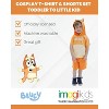 Bluey Hooded Cosplay T-Shirt French Terry Shorts Outfit Set Little Kid - 3 of 4