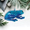 Poison Dart Frog Glass Christmas Ornament, Gift for Exotic Animal Lovers| OrnamentallyYou - 4 of 4