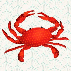Oopsy Daisy's Otto the Crab Canvas Wall Art - Size 10x10 - 1 of 1