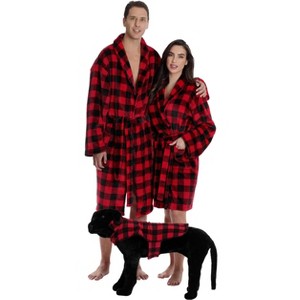 #followme Ultra Soft Velour Robes for Men 6748-10195-XXXL - 1 of 3