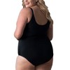 InstantFigure Plus Size Undersbust Brief with adj Bra Straps WBBS009C - 2 of 4