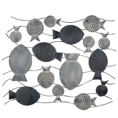 Fish in the Sea Metal Wall Decor - Stratton Home Décor