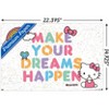 Trends International Hello Kitty: 17 General - Make Your Dreams Happen Unframed Wall Poster Prints - 3 of 4