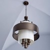 Quorum Lighting 4 - Light Pendant in  Dark Brass - 3 of 4