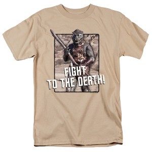 Star Trek To The Death Adult T-Shirt Sand - 1 of 4