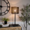 Northlight Iron Table Lamp with Laser-Cut  Shade - 30" - Black and Gold - 2 of 4